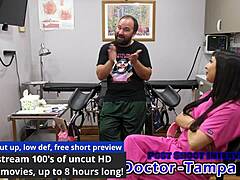 dr tampa helps selena sativa chase that elusive orgasm with toys