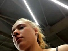 jucielussie masturbates horny in public outdoor quickie