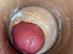 Super Creampie Fills Tight Oiled Pussy ASMR 4K Closeup