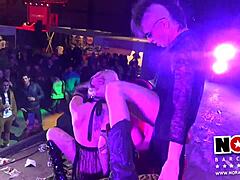 rich penat's bisexual anal creampie orgy with blonde milf