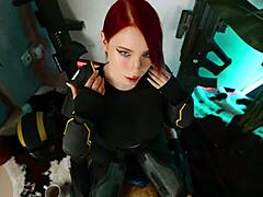 Helldivers teen cosplay slurps democracy from liber-tea cup sloppy deep