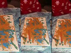 Big eyeglasses ASMR acrylic nails bloom mist art part 1