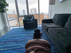 Do Big Black Cock Ebony BBW Day or Night Fucks?