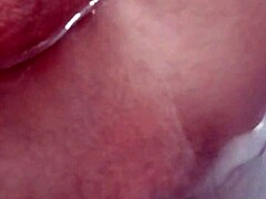 i masturbate my prolapse with hot water shave my big tattooed dick and get anal pleasure from fucking my stretched anal hole