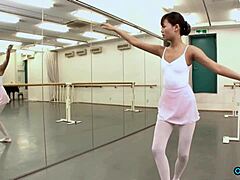 sexy ballerina poses naked with tight pussy