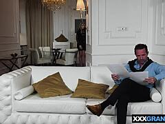 Lulu love fucks old cock for job