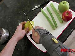 Ebony Step Sis Takes Care Of My Broken Bone And Boner