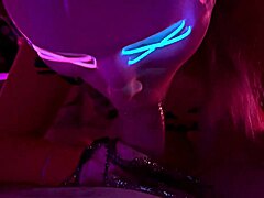 Blonde Gives Trick Or Treat Blowjob On Halloween