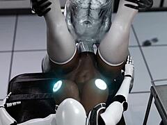 huge ass female robot gets plowed by hung alien part 1