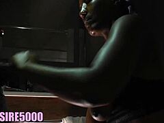 deepthroat stay at home wife edition with big black cock