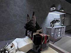 fox fucks a shark on roblox in funny scene