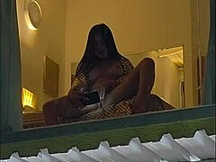 I watch my neighbor and she notices me