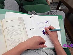 stepmom shows her pussy instead of homework