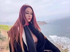 Artemisia love flashes juicy tits