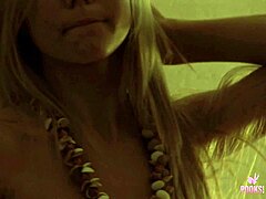 Horny blonde klarita fingering her sweet pink pussy while moans
