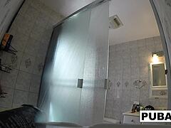 Pierced Olivia Washes Off After A Long Day