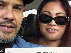Hottest amateur latino couple shares a moment