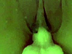 wet pussy gets toyed in shower