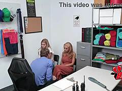 milf and teen shoplifters trade sex to dodge jail!