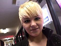 claudia downs blonde hair teen 18+ fucks bbc cock