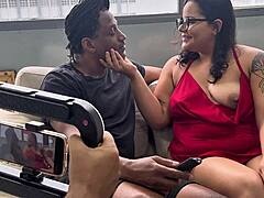behind the scenes wifey wants sex while watching tv