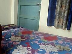 Hot indian wife gets rough fuck from behind