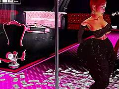 Nuit au club de strip avec grosse bite noire