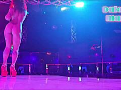 dakota marr as stripper and stage performer in video