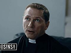 religious slut accidentally gapes and seeks priest to fill the hole
