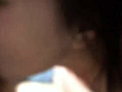 19 year old chinese hairy pussy pov creampie