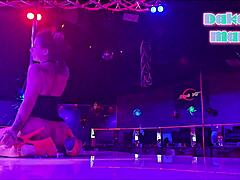 dakota marr as stripper and stage performer in video