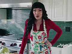 Stepmom Catches Me Imagining Her Naked During Chores