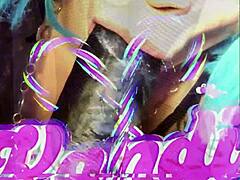 ts kandi kane shows sloppy anal and cock play