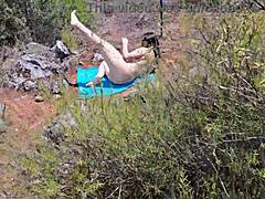 Chubby Dude Nails Hot Latina in Steamy Outdoor Session