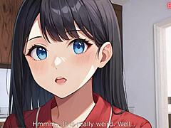Belle-sœur futanari 18 ans avec grosse bite remplie chatte après orgasme hurlant