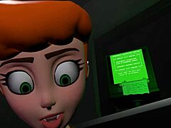 แม่ของ Dexter ขี่ควยในท่า 69 หน้าอกใหญ่และชุดโค้งในพาโรดี 3D