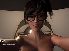 Ich überwältigt beim Zusehen, wie japanische Femdom Nerd mit rauem Deepthroat dominiert