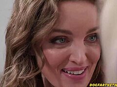 أليس هذا غانغ بانغ؟ بلوند حزينة تُمسك بصديقتها و8 قضبان هائلة!