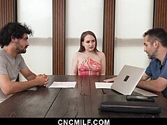 Anak Tiri dan Suami Freeuse Ibu Mertua Tetek Besar di Misi dan Bungkuk Hardcore