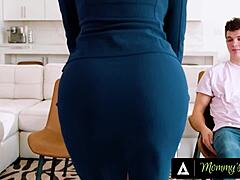 Stewardesa Lauren Phillips ostro traktuje pasierba w praktyce Mommy's Boy