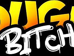 Кугуар в чулках получает грубый догги-стайл и сперму в рот