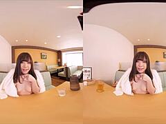 가족 식당 VR 코스프레로 장난감 자위 가슴 핑거링 노출 쾌감