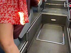 hot latina flashes pussy on public bus groping wet panties exhibitionist