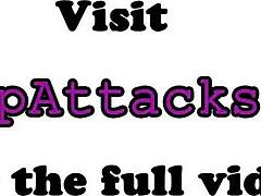 femdom teen pegs queening tattooed sub with strapon