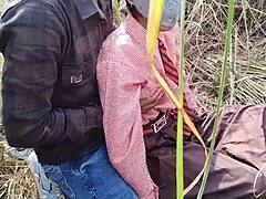 ugh caught in jungle with boyfriend, now this black guy punishes my tight Indian teen pussy rough.