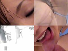Momoka Sakai en bondage brut se termine en facial désordonné... fantasme réussi !