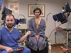 Neighbor's Gyno Exam Spreads Rebel Wyatt Wide!