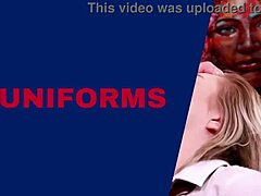 horny student in uniform cums for you