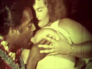 Ever tried a vintage interracial feast with a chubby white lady?
