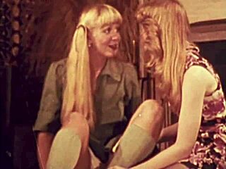 what's up with these vintage taboo lesbian step sisters in dark london?
